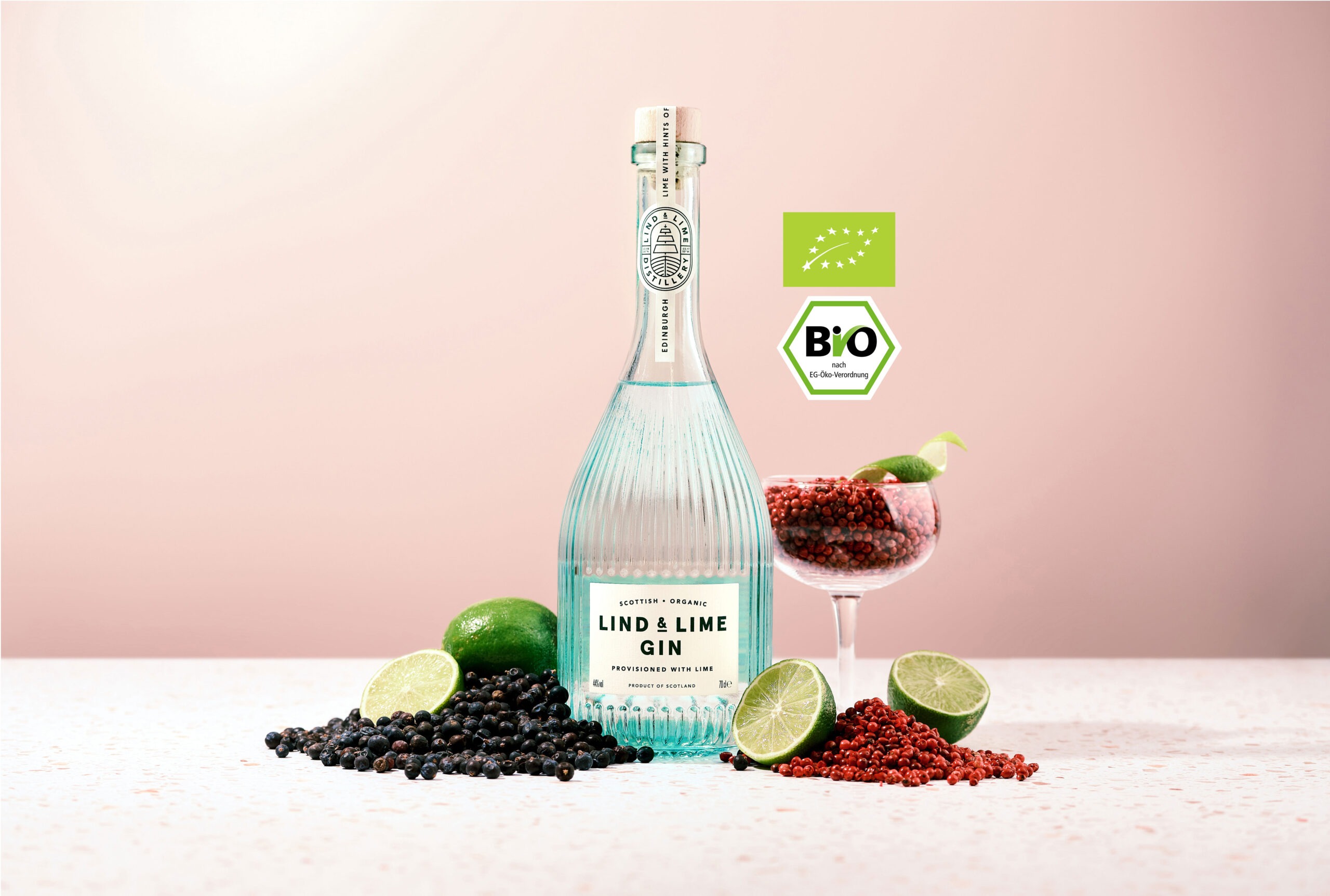 Lind & Lime ist ein prämierter & nachhaltig produzierter Gin aus Edinburgh